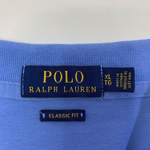 Polo Ralph Lauren Polo Shirt Mens XL Extra Large Blue Jay Cotton Classic Fit - Picture 5 of 12